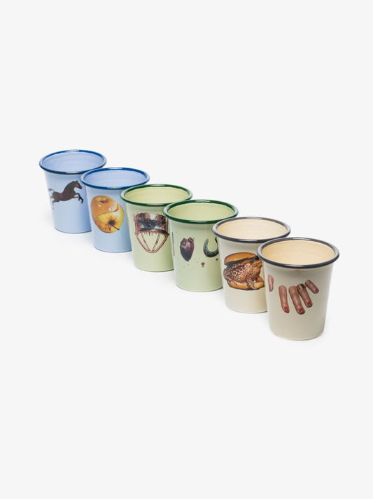 Multicoloured Toiletpaper Cup Set