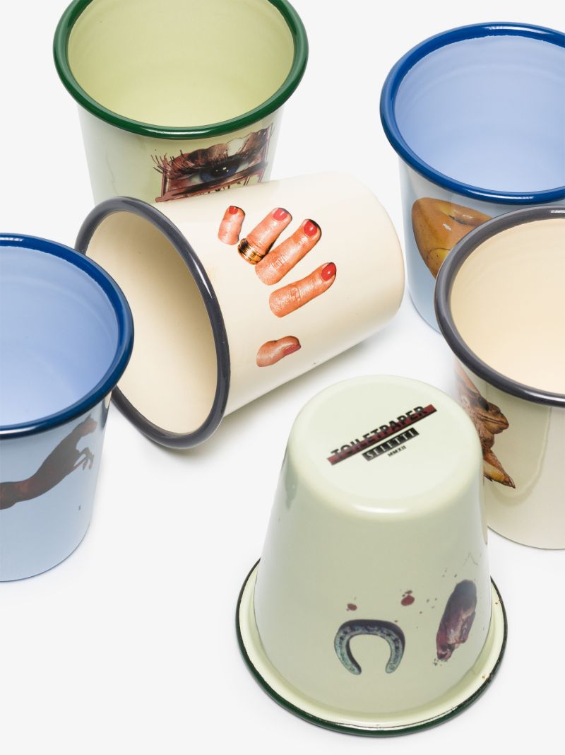 Multicoloured Toiletpaper Cup Set