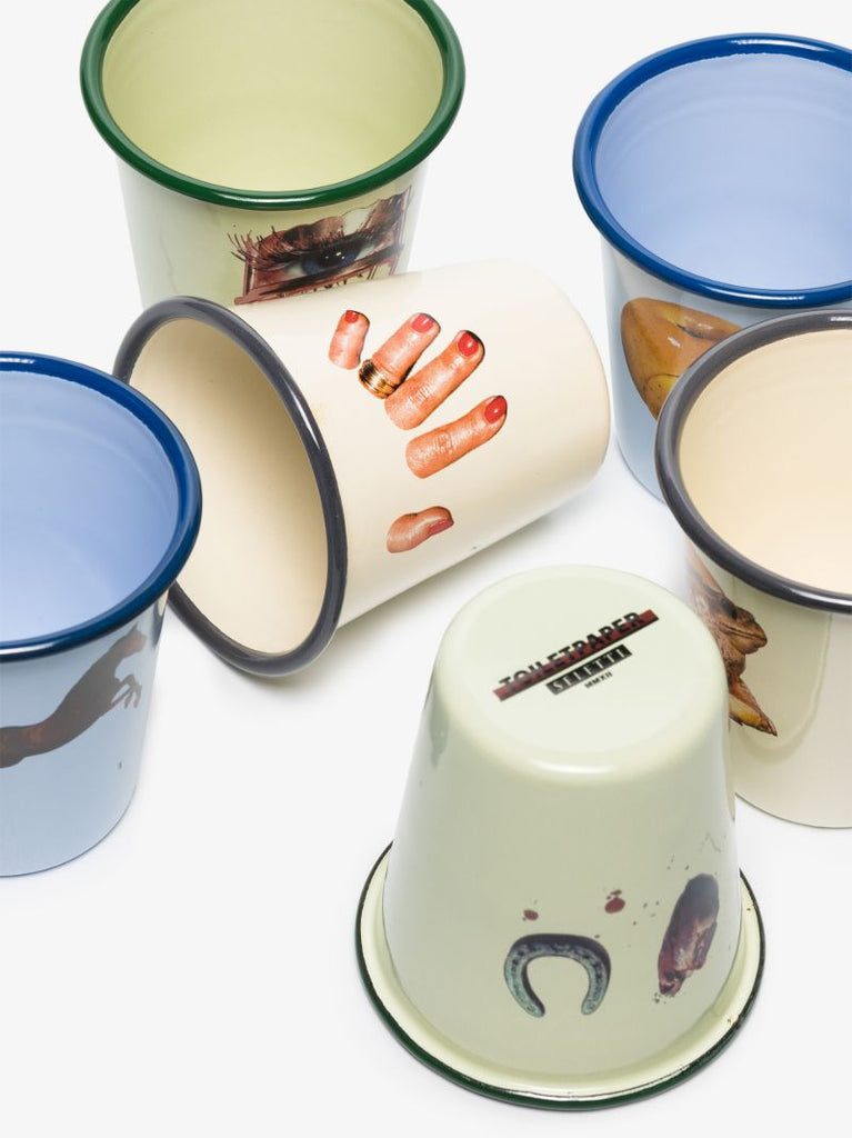 Multicoloured Toiletpaper Cup Set