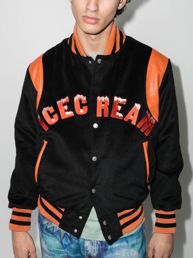 Logo AppliquÃ_x0083_Â©d Bomber Jacket