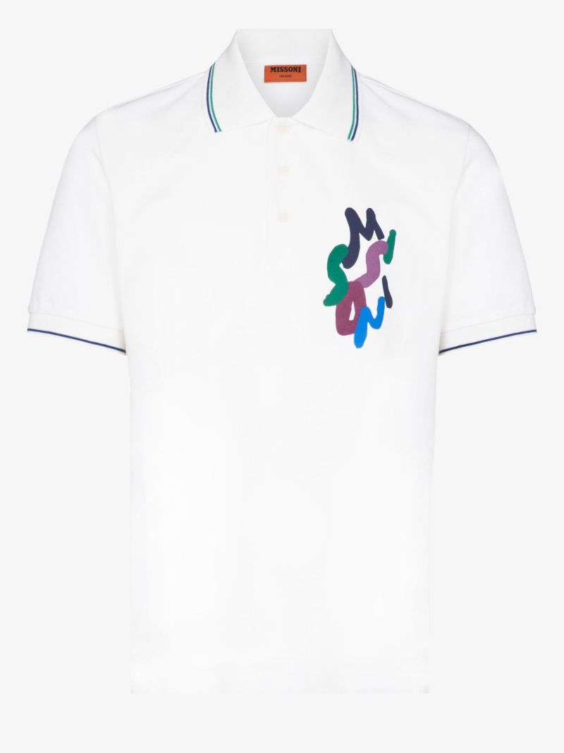 Logo Print Polo Shirt