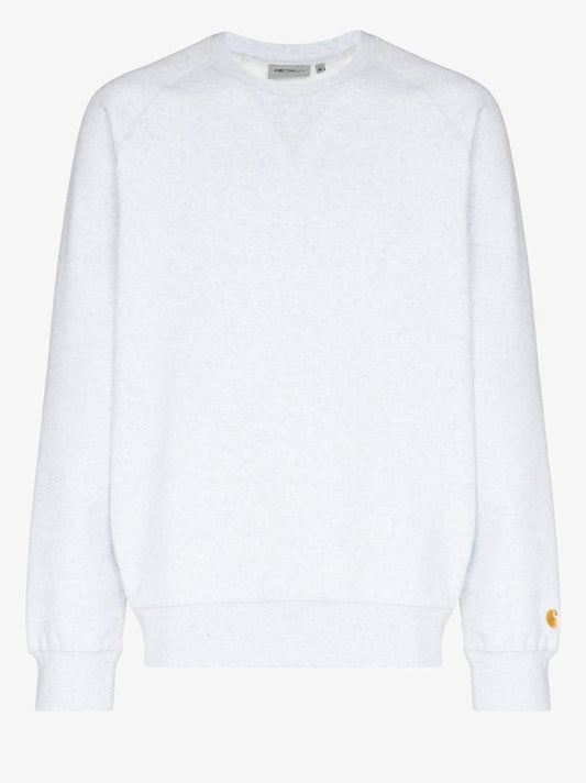 Grey Chase Embroidered Logo Sweatshirt