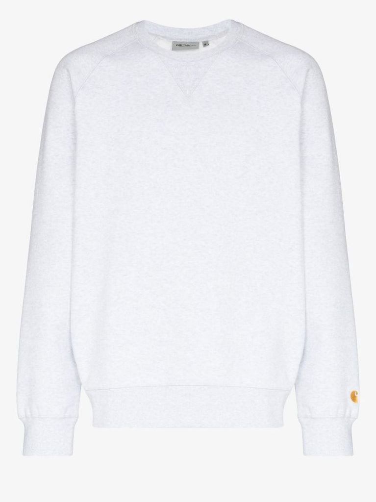 Grey Chase Embroidered Logo Sweatshirt