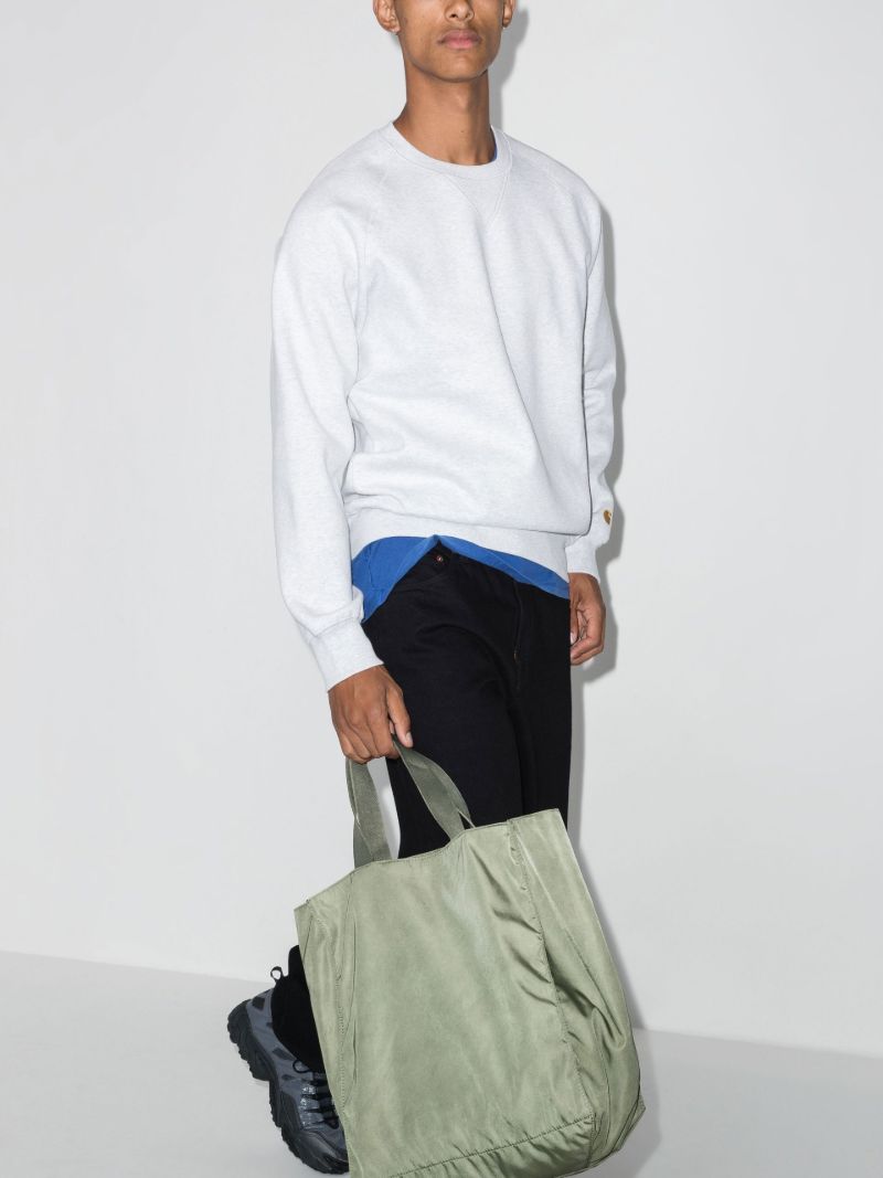 Grey Chase Embroidered Logo Sweatshirt