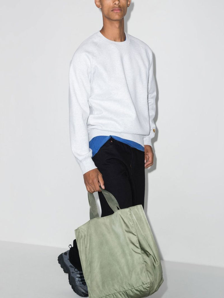 Grey Chase Embroidered Logo Sweatshirt