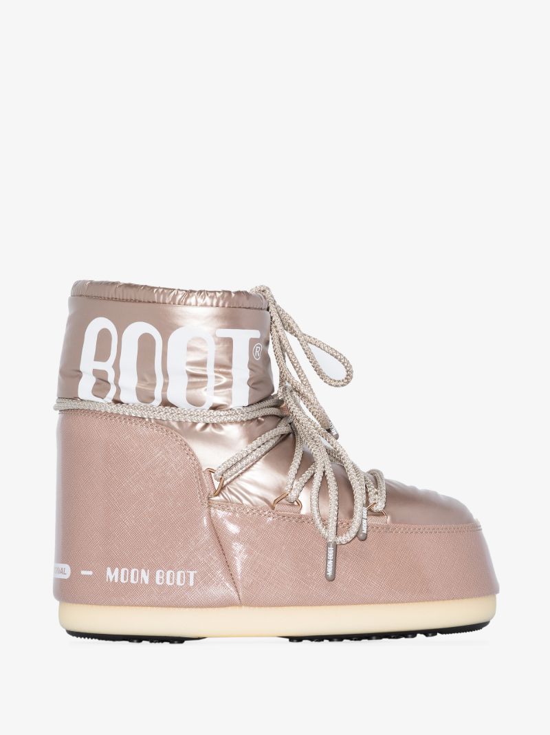 Pink Icon Pillow Low Snow Boots