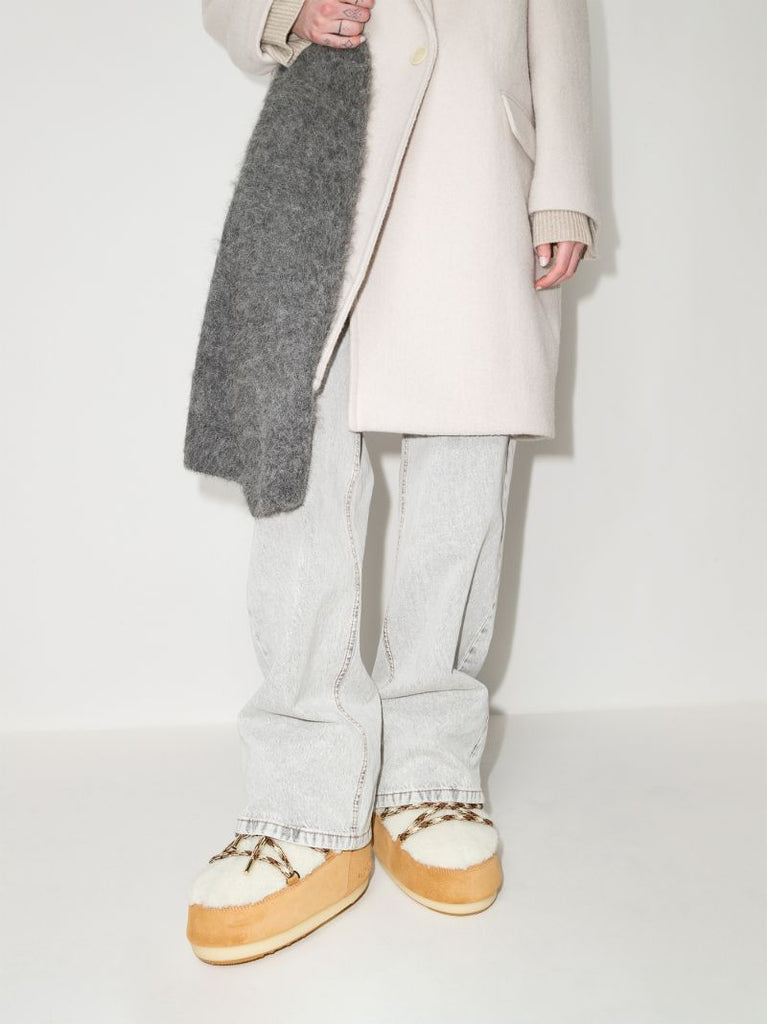 Neutral Mars Low Shearling Snow Boots