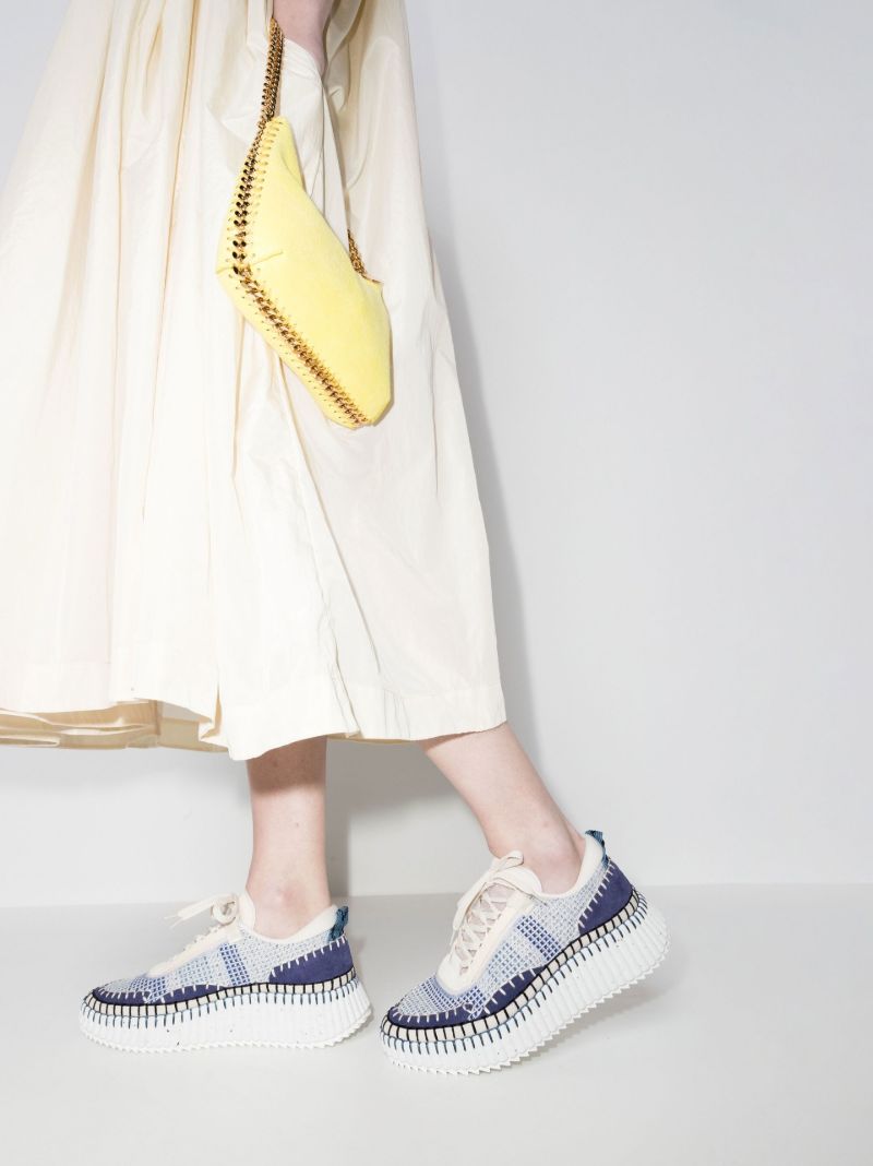 Blue Nama Low Top Sneakers