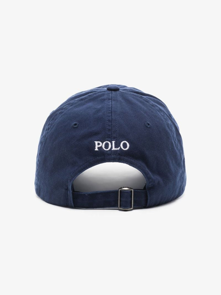 Blue Polo Bear Cotton Baseball Cap