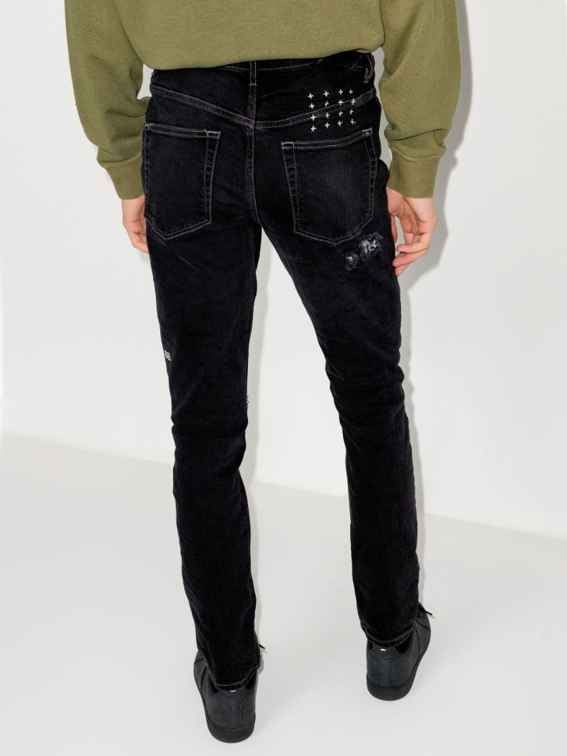 Chitch Leopard Patch Krow Skinny Jeans