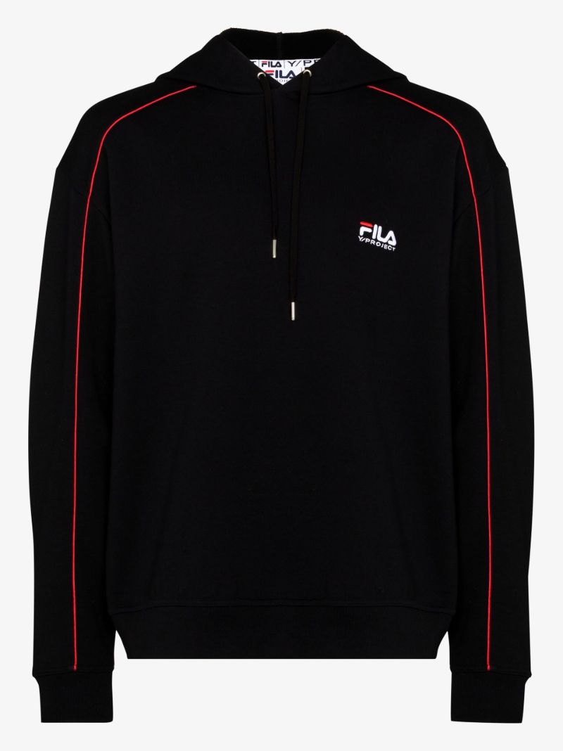 X Fila Double Neck Cotton Hoodie