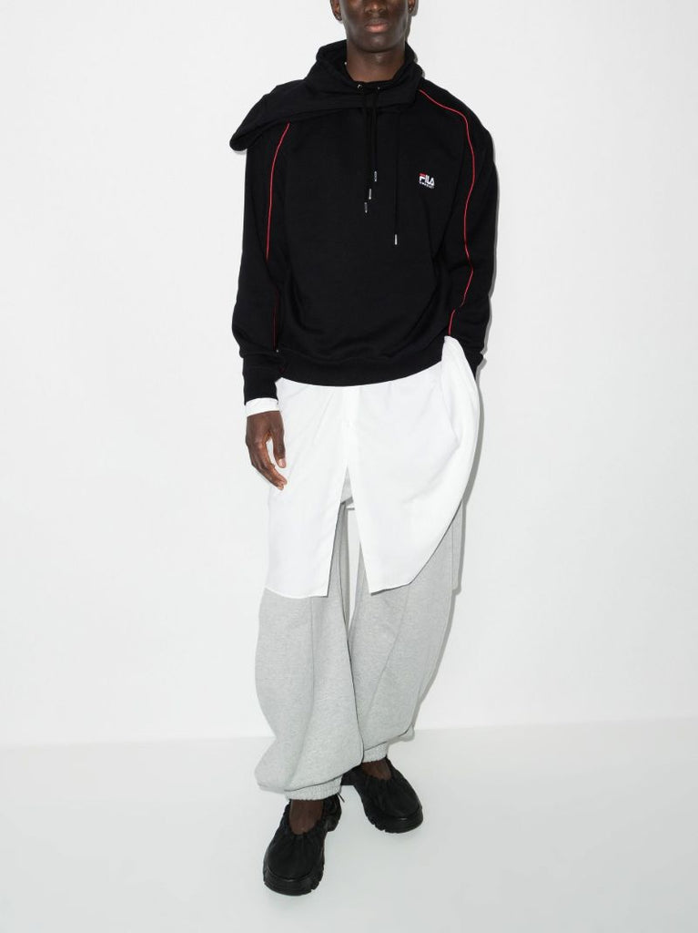 X Fila Double Neck Cotton Hoodie