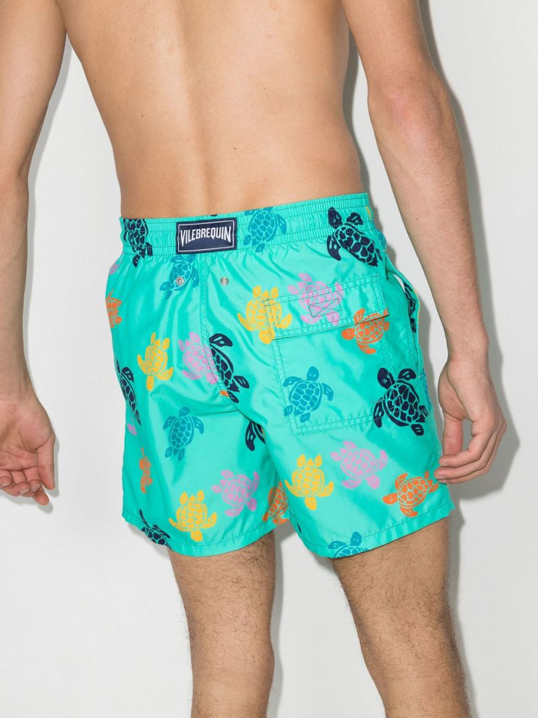 Moorea Turtle Printed Swim Shorts