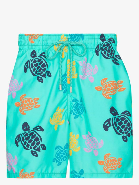Moorea Turtle Printed Swim Shorts