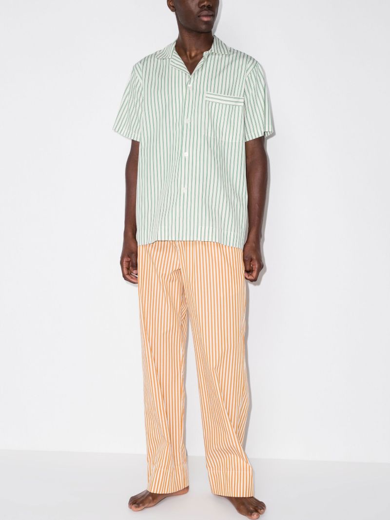 Striped Organic Cotton Pyjama Shirt
