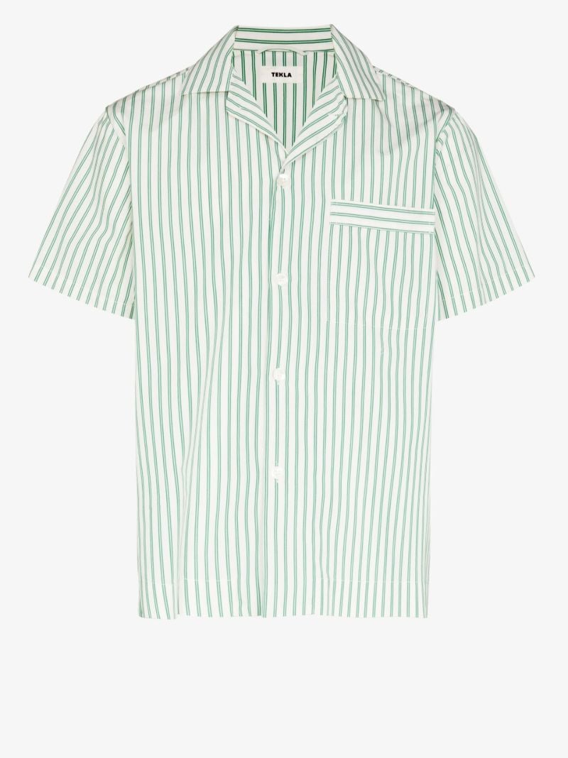 Striped Organic Cotton Pyjama Shirt
