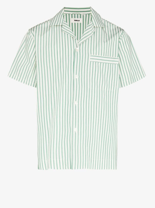 Striped Organic Cotton Pyjama Shirt