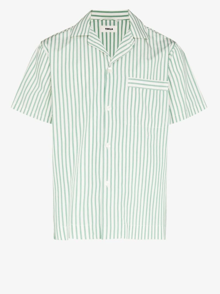 Striped Organic Cotton Pyjama Shirt