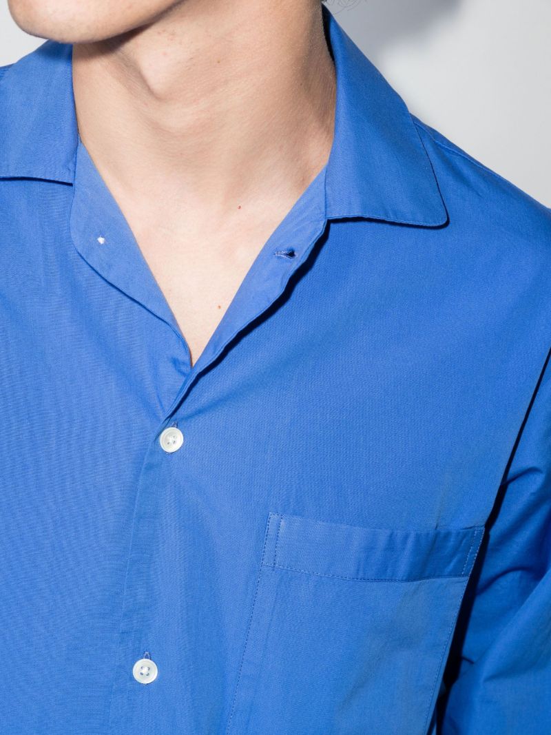 Organic Cotton Poplin Pyjama Shirt