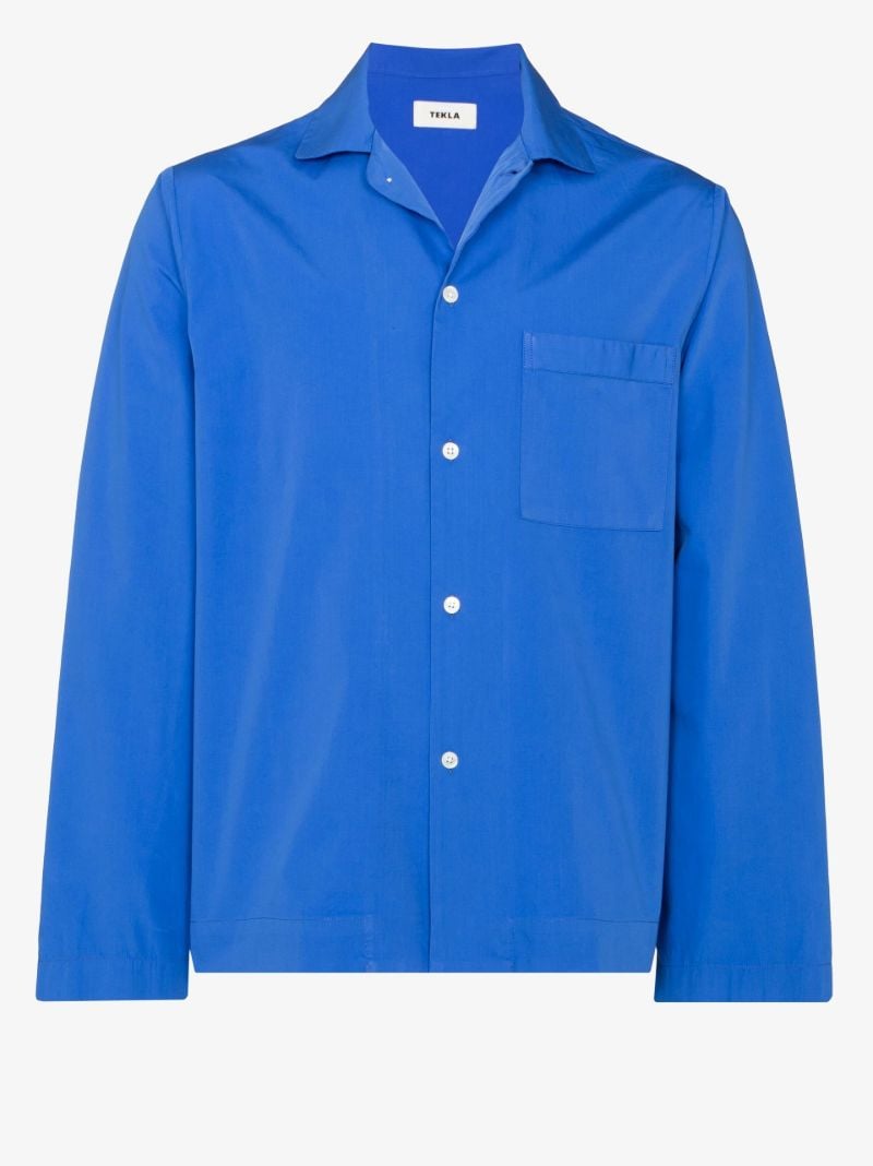 Organic Cotton Poplin Pyjama Shirt