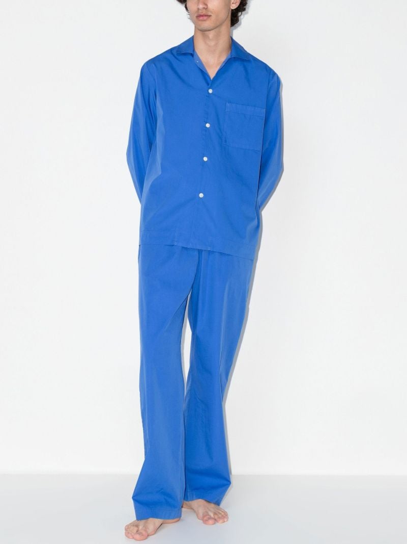 Organic Cotton Poplin Pyjama Shirt