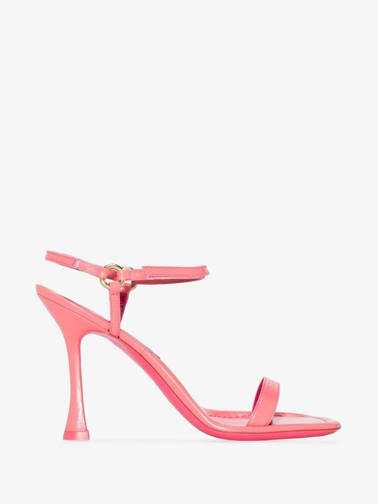 Pink Mia 100 Leather Sandals