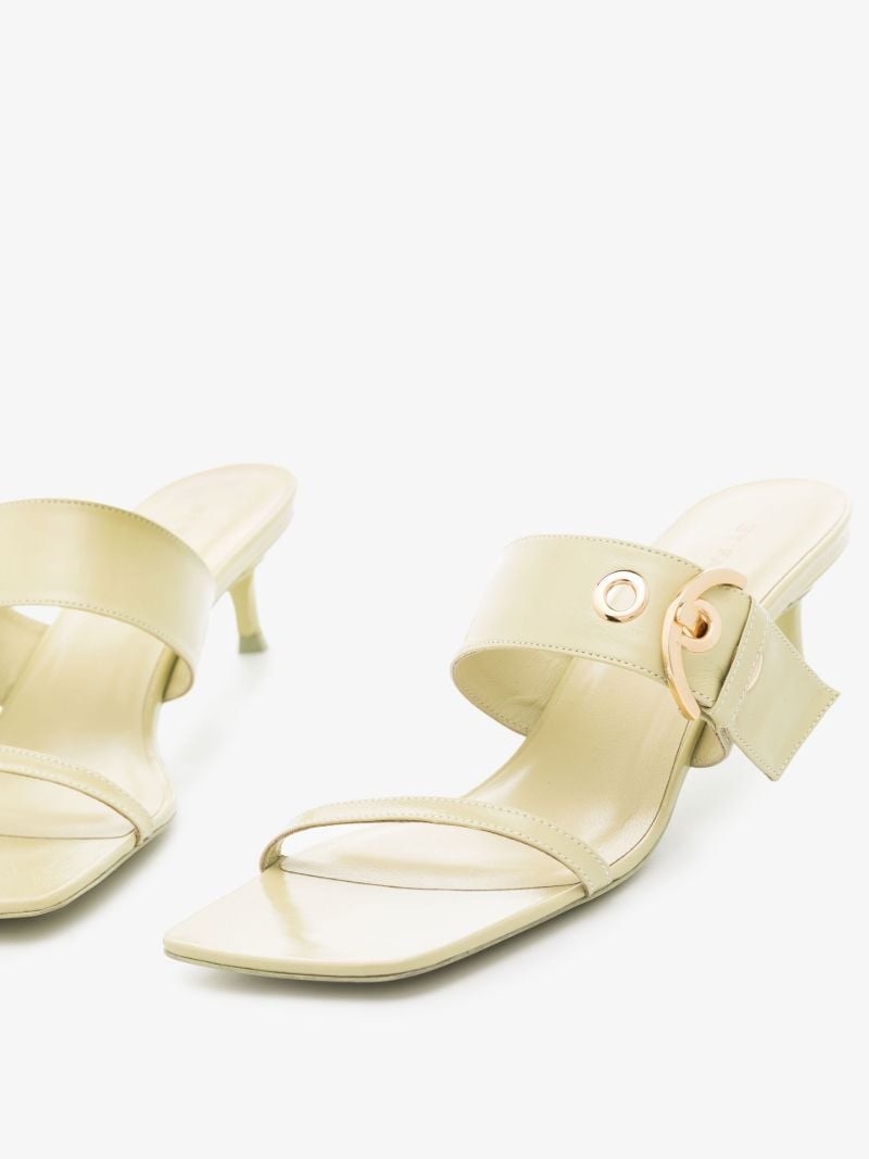 Green Bettina 50 Leather Sandals