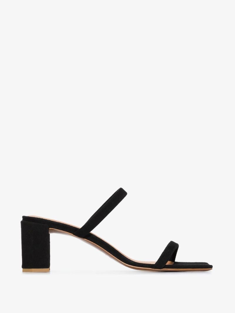 Black Tanya 60 Suede Sandals