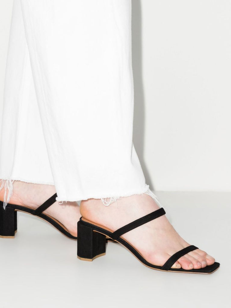 Black Tanya 60 Suede Sandals