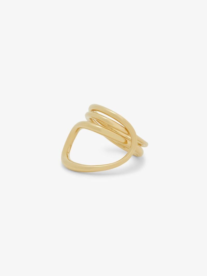 Gold-plated Petit Round Trip Ring