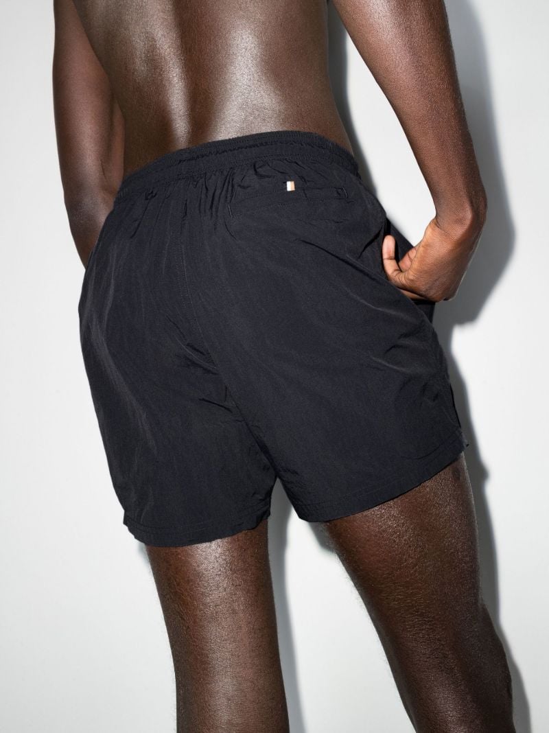 Black Octopus Logo Swim Shorts