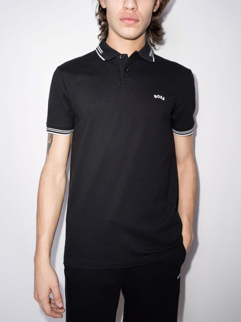 Paul Curved Logo Polo Shirt