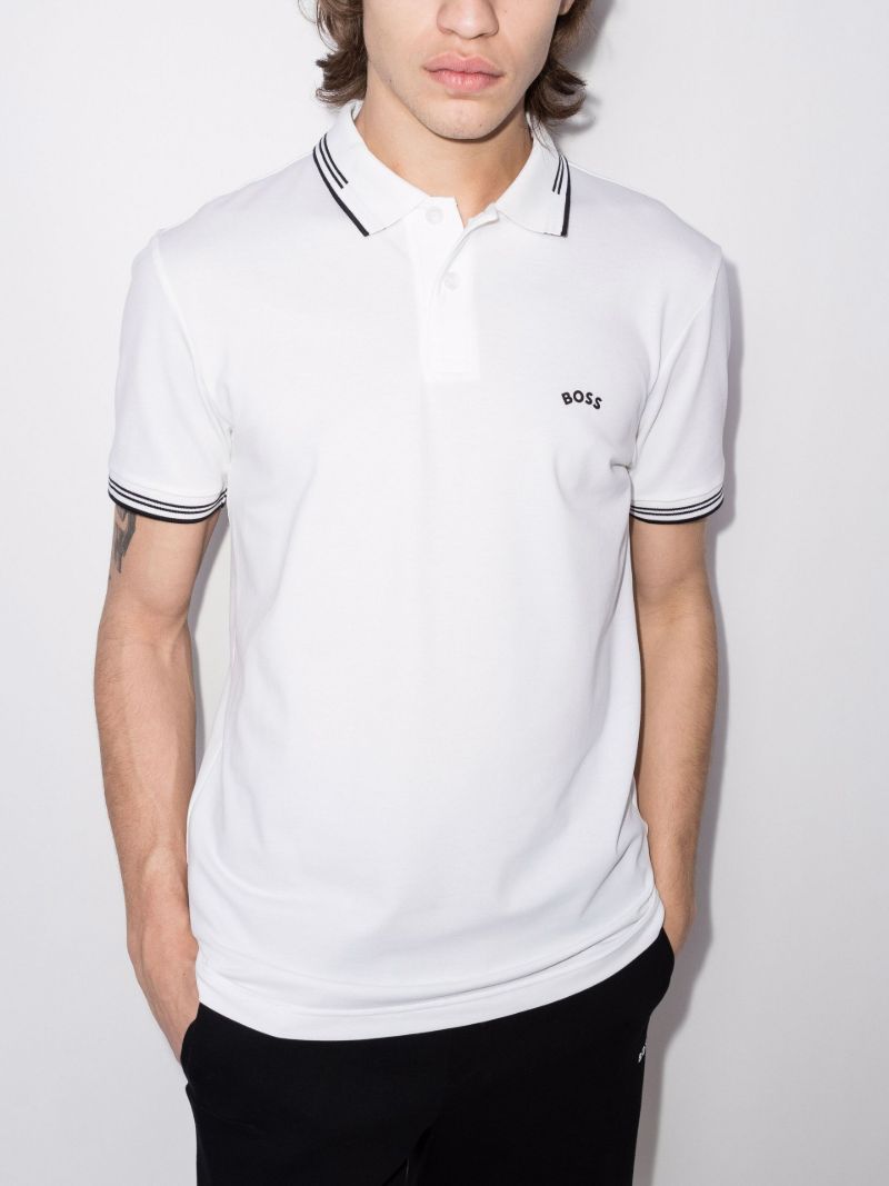 Paul Curved Logo Polo Shirt