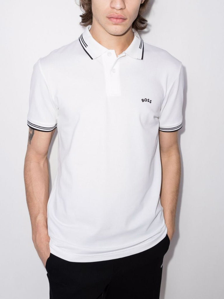 Paul Curved Logo Polo Shirt