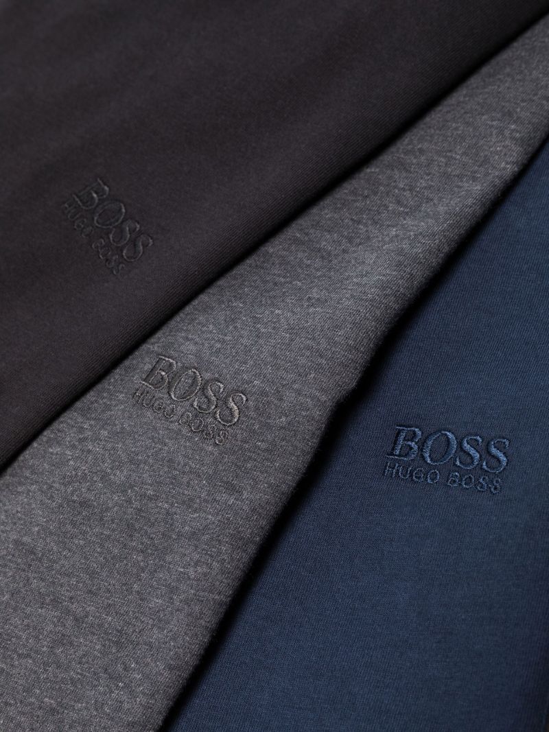 Logo Embroidered Cotton T-shirt Set