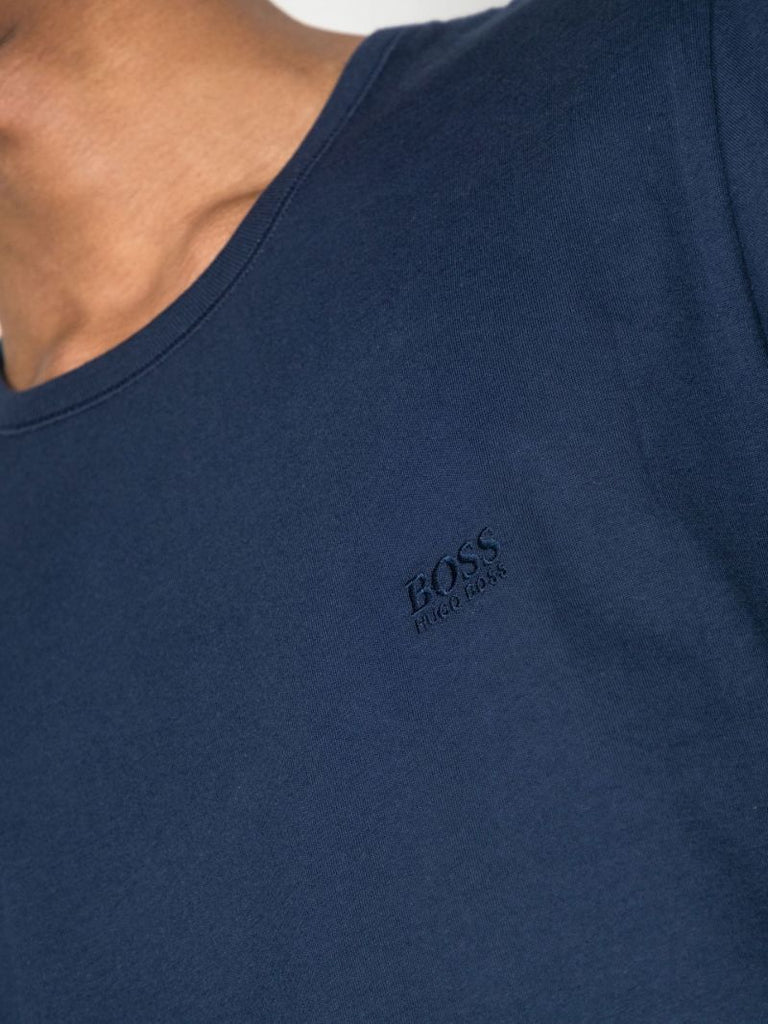 Logo Embroidered Cotton T-shirt Set