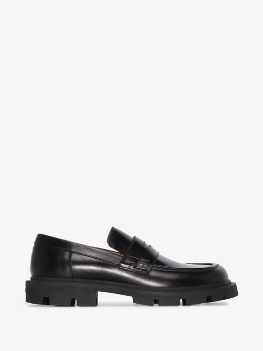 Black Leather Loafers