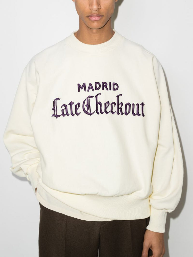 Chest Logo Cotton Sweater