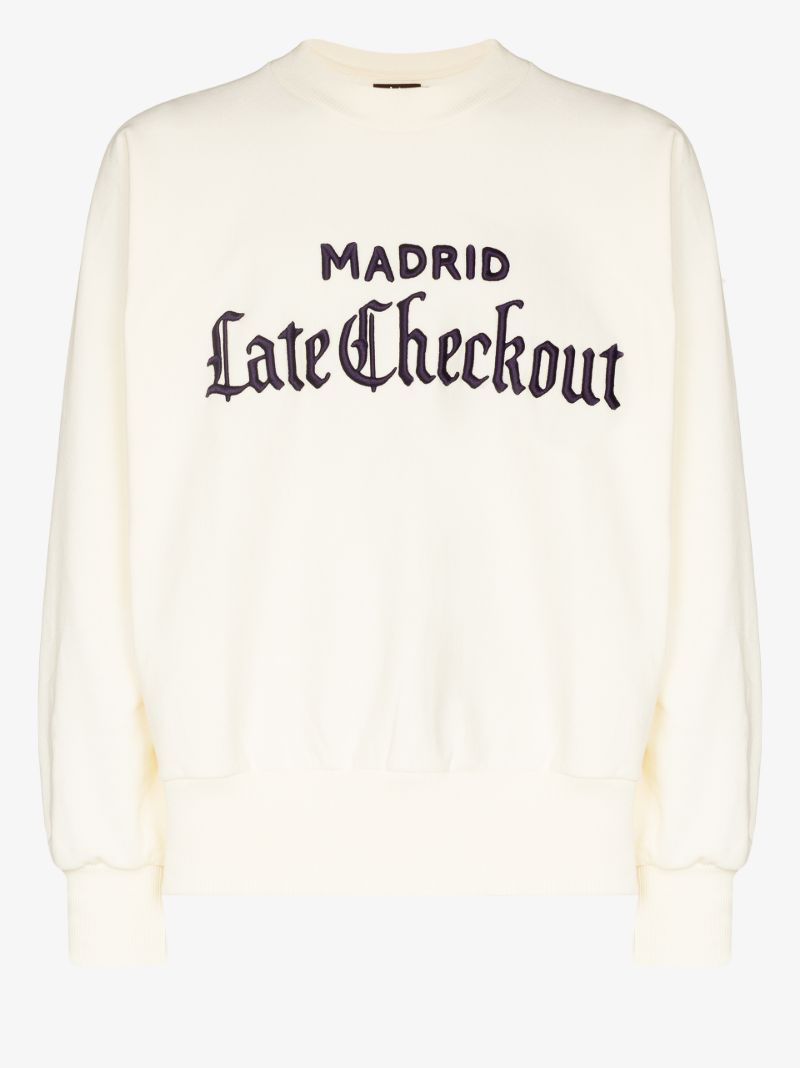 Chest Logo Cotton Sweater