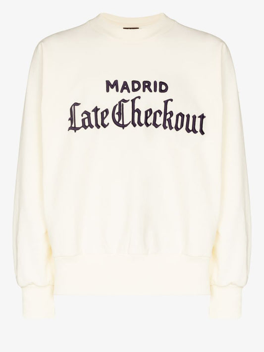 Chest Logo Cotton Sweater