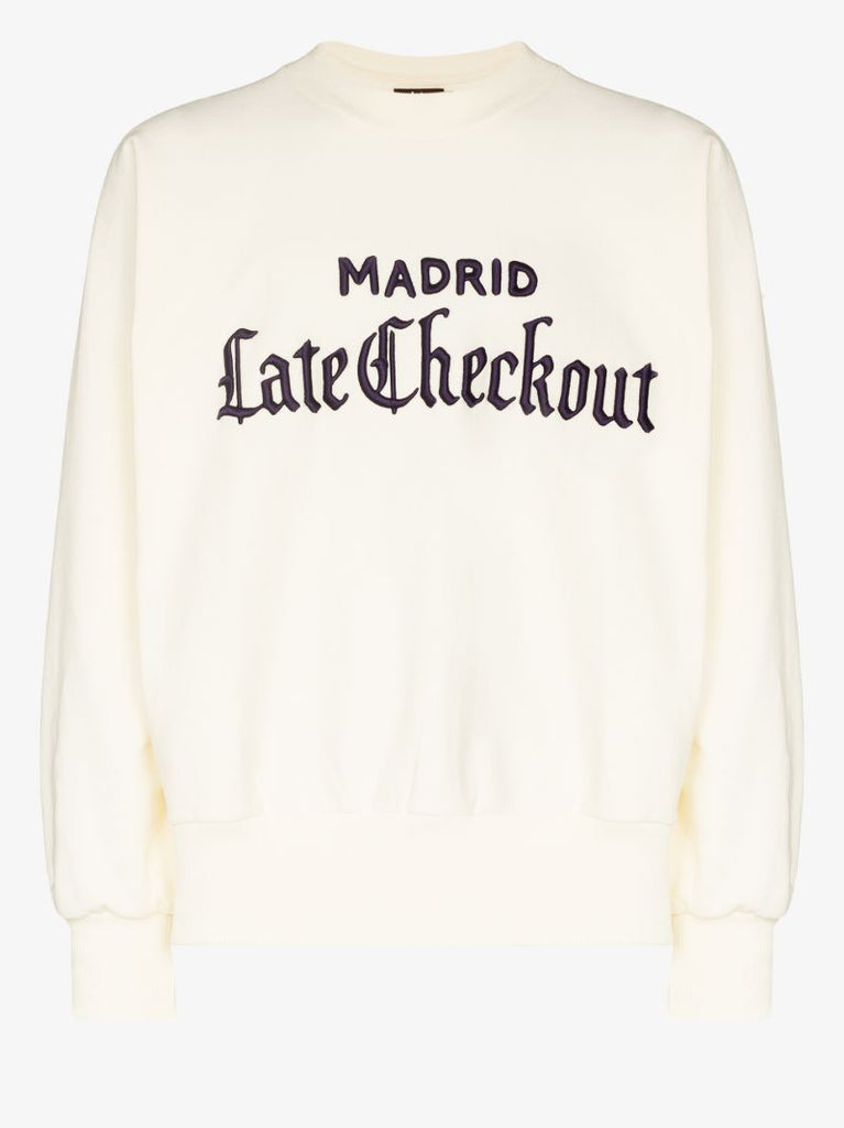 Chest Logo Cotton Sweater