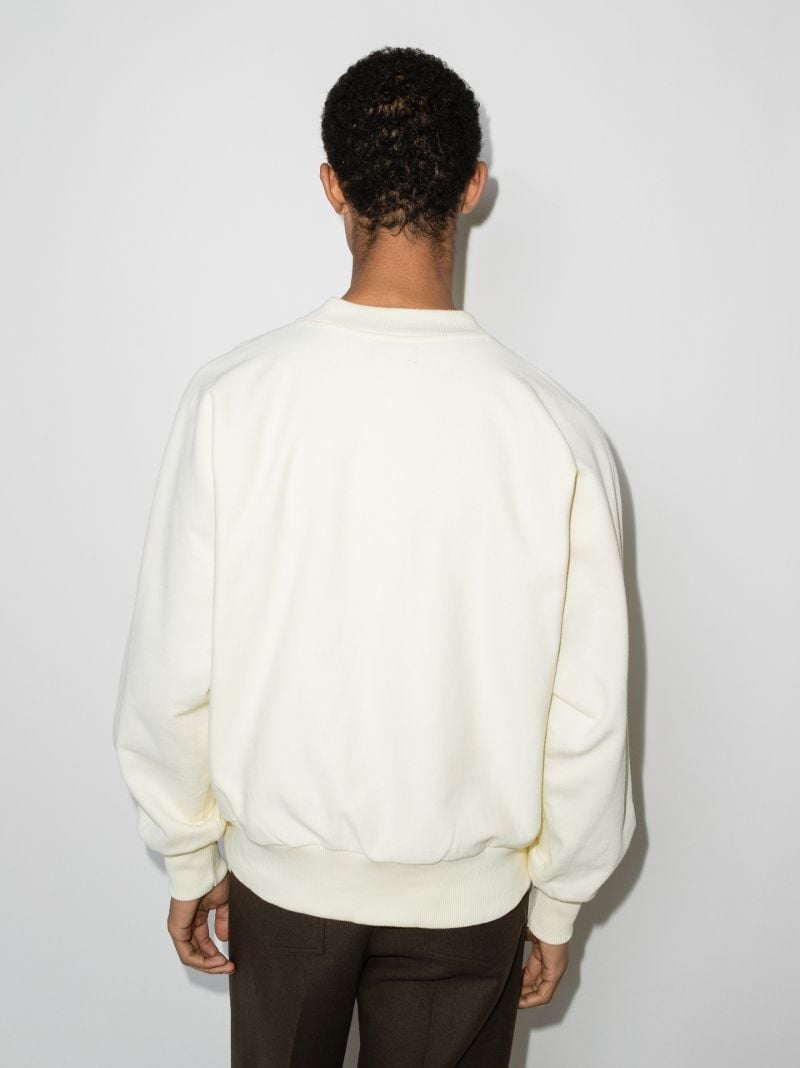 Chest Logo Cotton Sweater