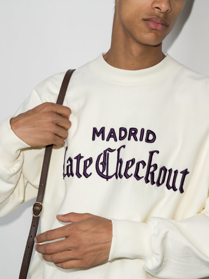 Chest Logo Cotton Sweater