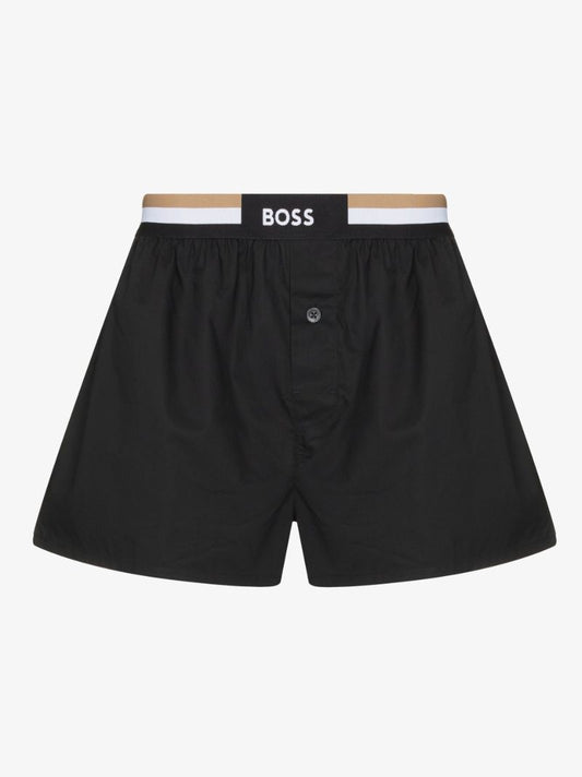 Logo Cotton Boxer Briefs Set