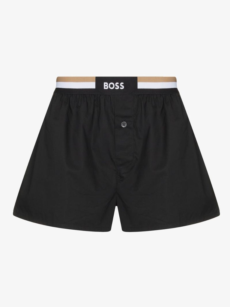 Logo Cotton Boxer Briefs Set