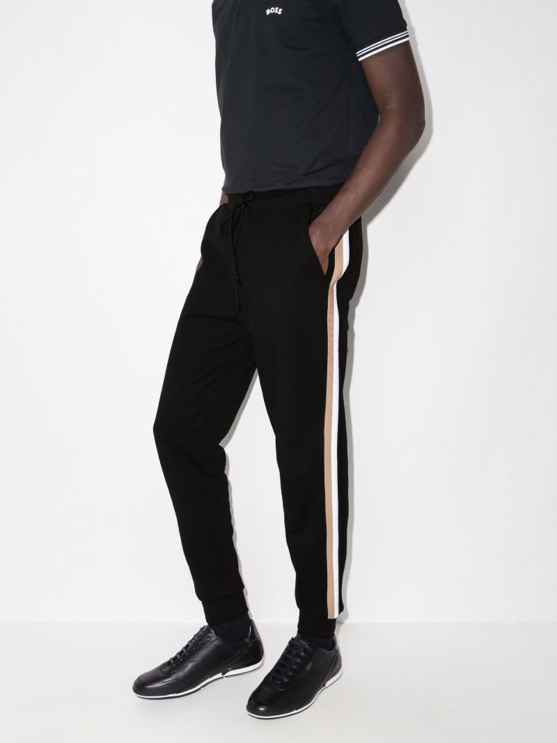 Lamont Striped Cotton Track Pants