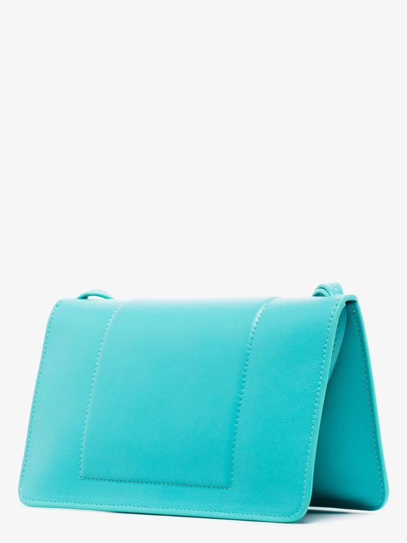 Blue Penelope Mini Leather Shoulder Bag