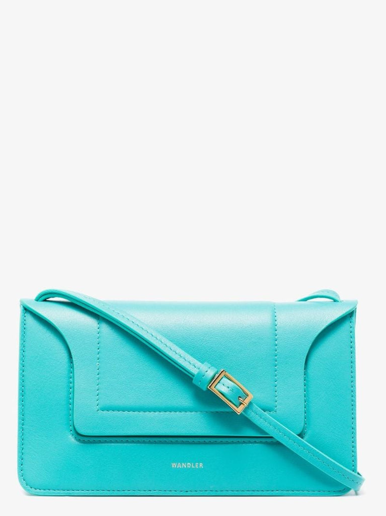 Blue Penelope Mini Leather Shoulder Bag