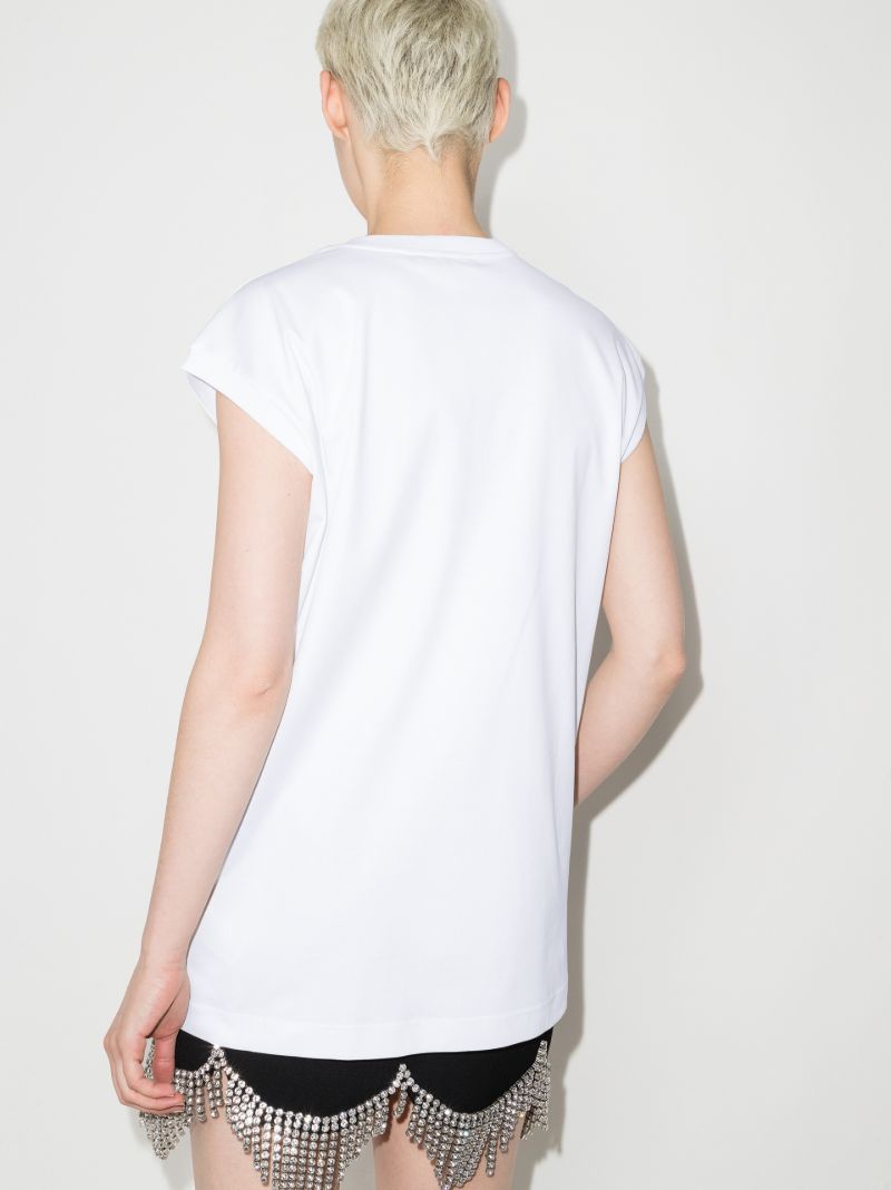 Logo Cutout Cotton T-shirt