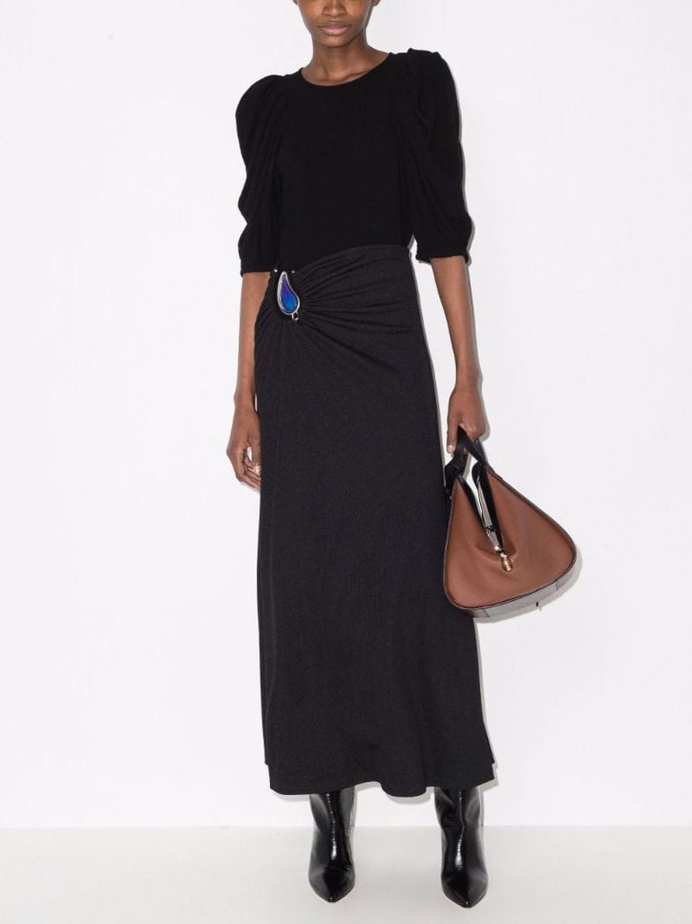 Risurya Knitted Puff Sleeve Top